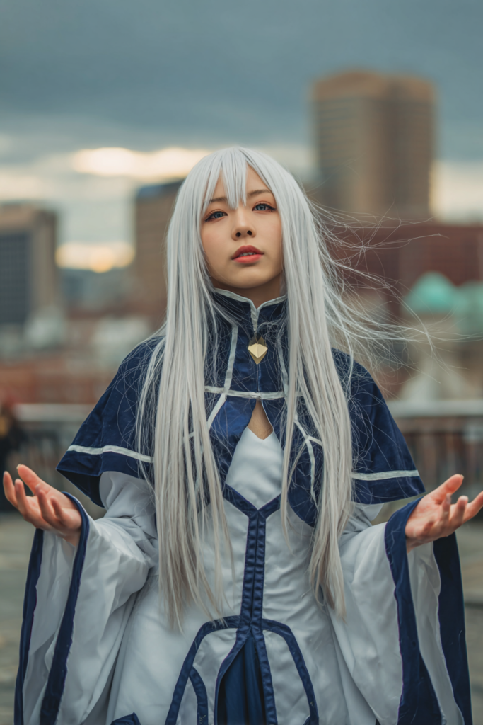 女性魔導士コスプレ写真
