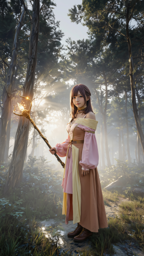 Magical Girl Fireball Spell