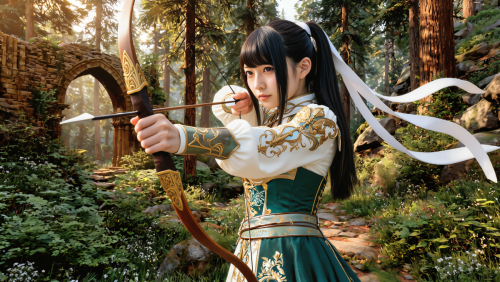 Archer of the Forest Ruins - Shorts